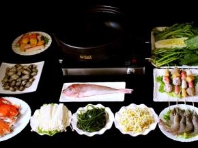所有的食材备齐后