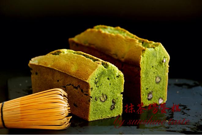 不用泡打粉的抹茶磅蛋糕