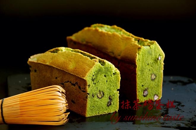 不用泡打粉的抹茶磅蛋糕