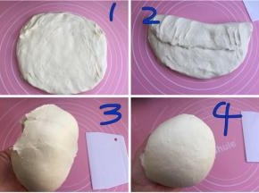 然后按图所示，排气，折叠，滚圆