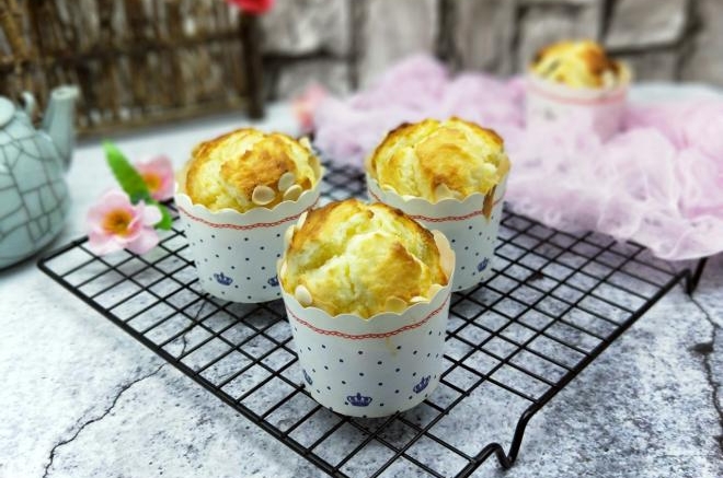 杏仁马芬杯子蛋糕