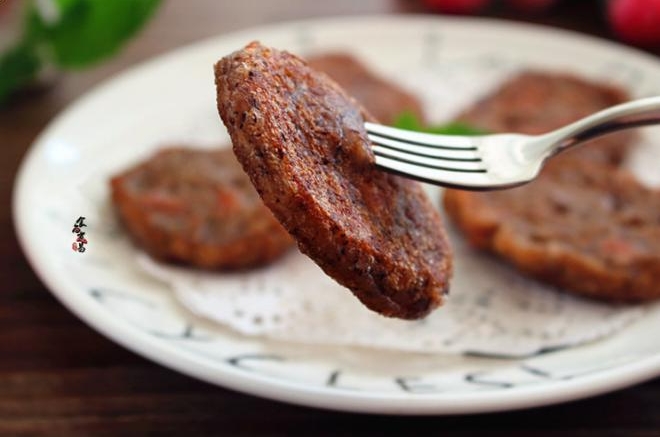 黑玉米火腿煎饼