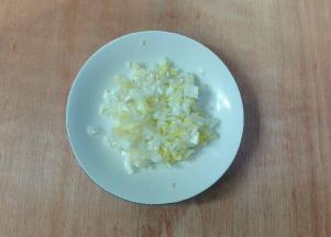 大葱切碎