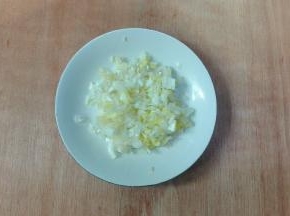 大葱切碎