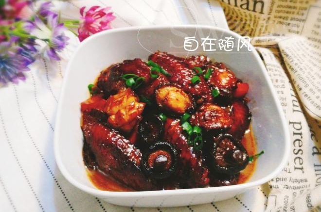 鲍鱼焖鸡翅