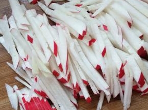 再切成丝