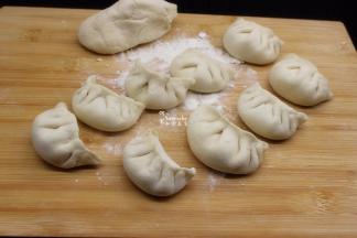 这是包好的饺子；