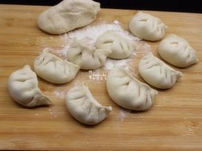 这是包好的饺子；