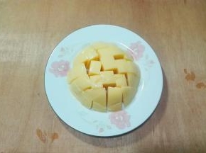 皮冻切碎