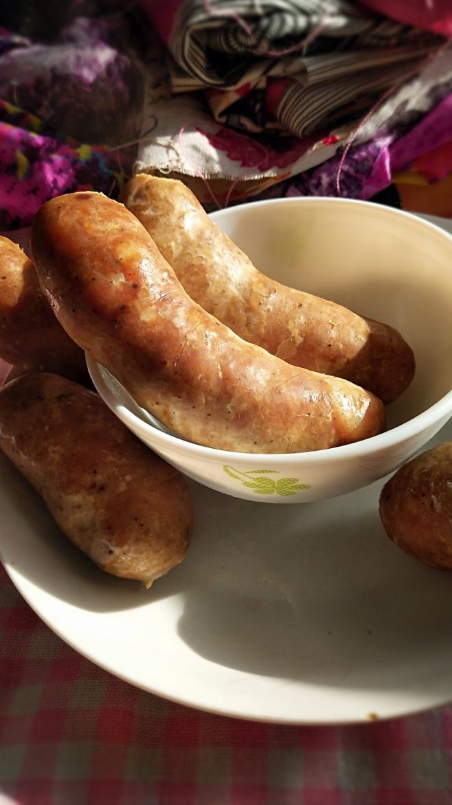 自制黑胡椒香肠