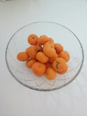 准备好桔子