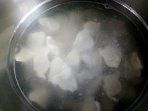 烧水，水开后下入饺子