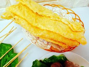 炸豆腐皮，香涮火锅首选