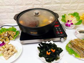 盖上盖子调大火