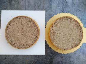 蛋糕胚一分为二