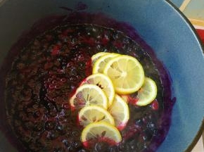 放入刚刚去籽的柠檬片