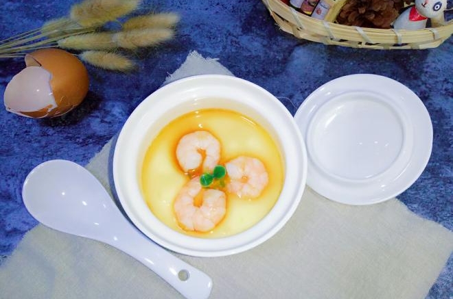 虾仁蒸蛋