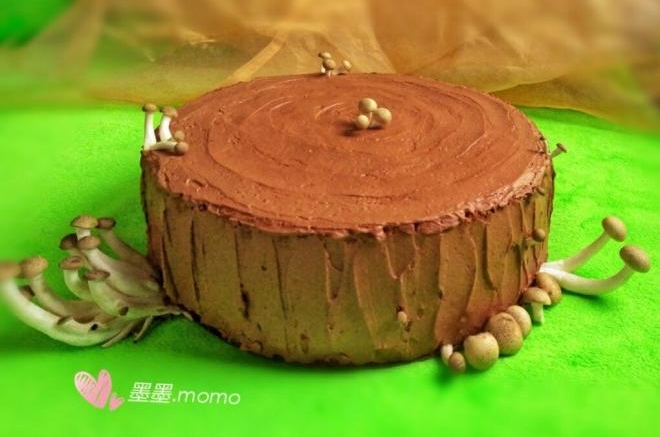 巧克力树桩蛋糕