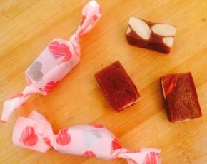 切完用糖纸包起来！是不是很美