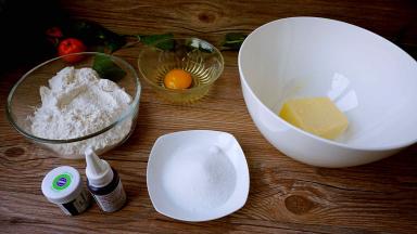 这道小饼干的用料图一览