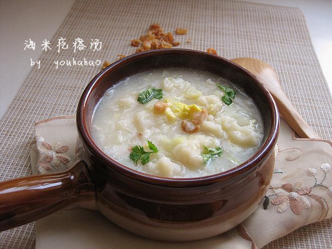 海米疙瘩汤