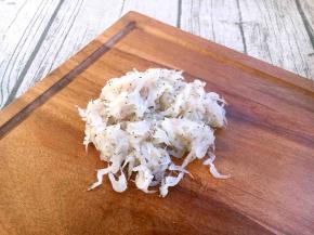 给鲜虾皮来个特写。