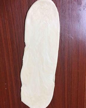 第二次折叠松弛后擀开