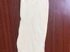 第二次折叠松弛后擀开