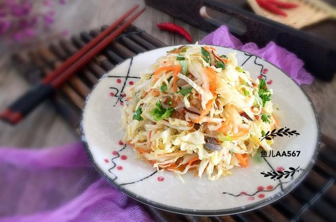 海蜇拌白菜