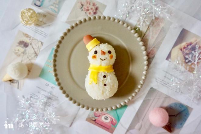 火腿芝士雪娃娃饭团