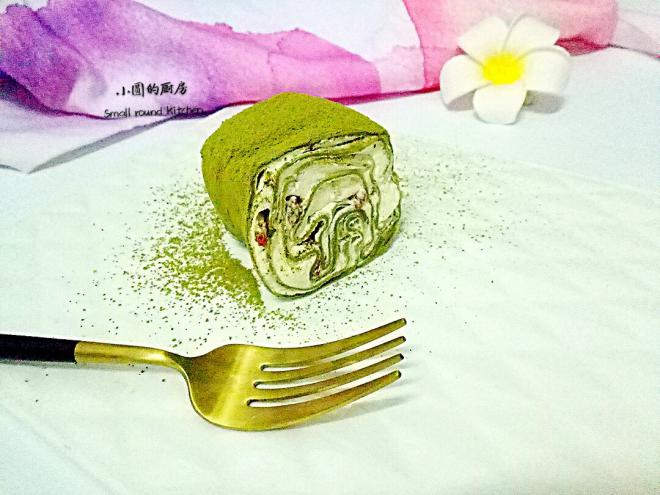 抹茶毛巾卷
