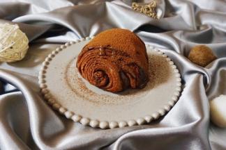 最后筛一层可可粉，完成～