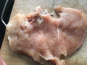 从中间剖开但不切断