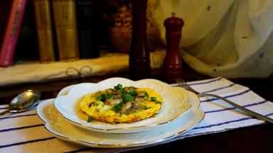 出锅装盘，撒少许葱花