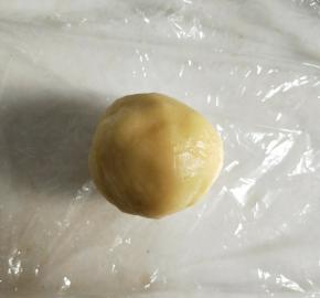 还有一份原味面团。