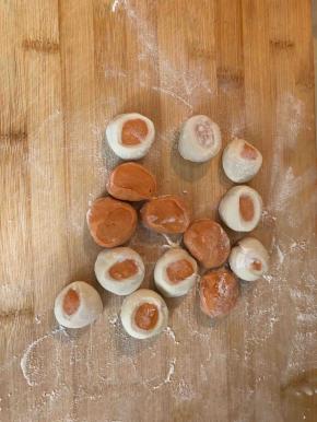 面团做成自己喜欢的样子