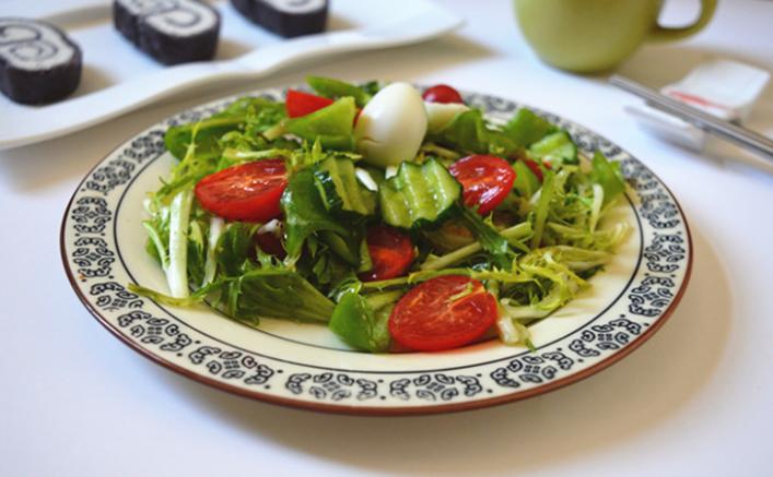 亚麻籽油蔬菜沙拉