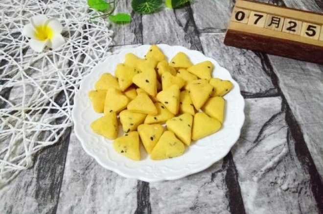 爱心南瓜芝麻小饼干