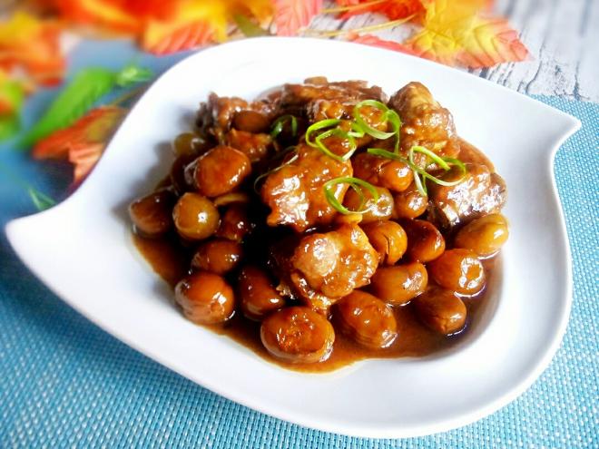 话梅栗子烧小排