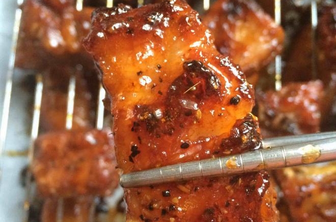 黑椒孜然烤排骨