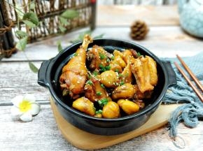 近看，美味佳肴。