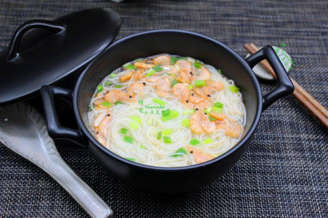 磷虾香葱面