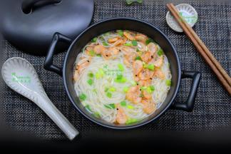营养早餐，磷虾香葱面