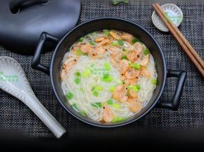 营养早餐，磷虾香葱面