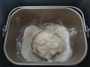 启动面包机和面程序，20分钟