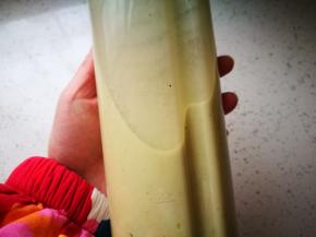 看，打好的，我喜欢的浓稠度