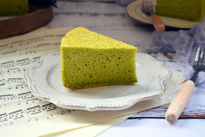 菠菜戚风蛋糕