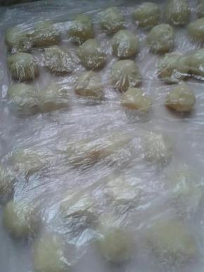 面皮松弛后也均匀分成24份