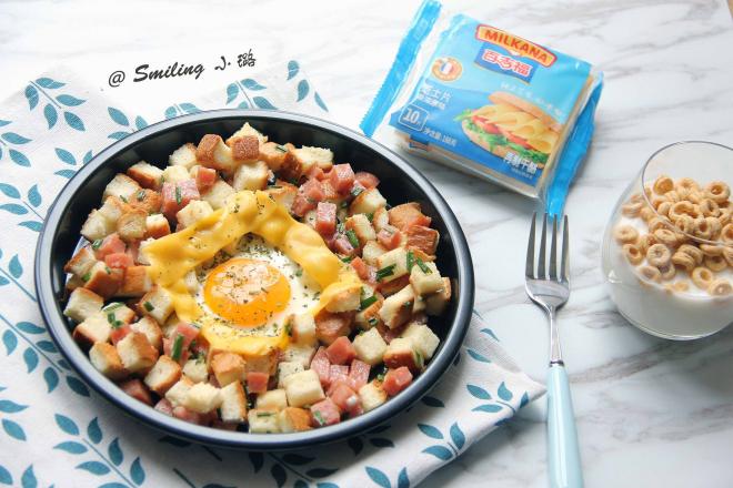 吐司边芝士太阳蛋