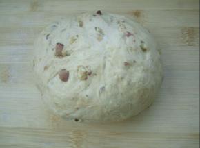 取出面团进行排气